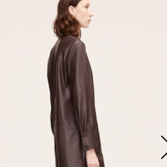 Rebecca Taylor Vegan Leather Dress - Picture 2 of 10